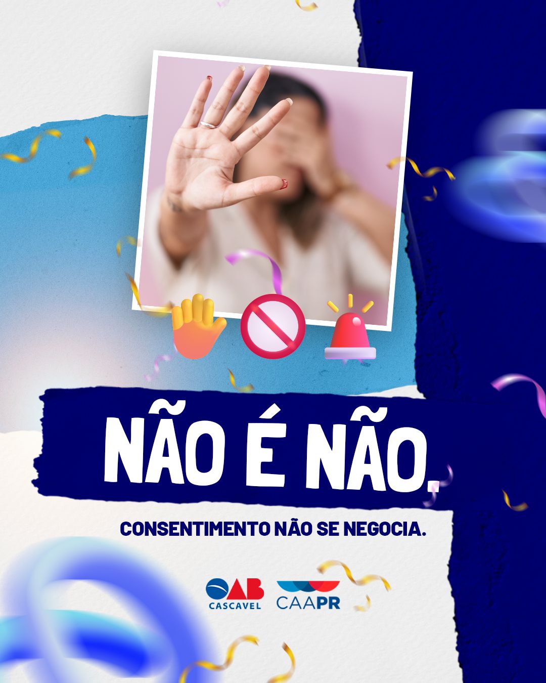 Consentimento não se negocia: OAB Cascavel alerta para crime de importunação sexual no Carnaval